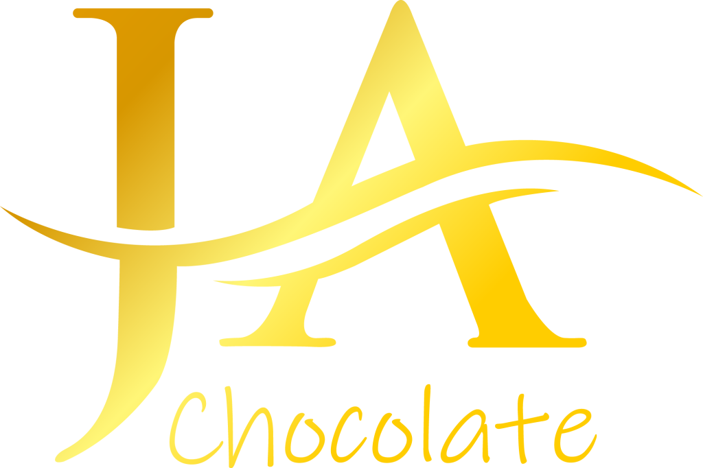 ja chocolate factory in uae logo gold
